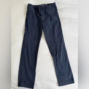 Ralph Lauren Navy Knitlike Chino Pant